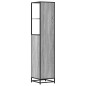 vidaXL Badschrank Grau Sonoma 35x37,5x166 cm Holzwerkstoff vidaXL Badschrank Grau Sonoma 35x37,5x166 cm Holzwerkstoff
