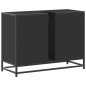 vidaXL Waschbeckenunterschrank Schwarz 80x33x60 cm Holzwerkstoff vidaXL Waschbeckenunterschrank Schwarz 80x33x60 cm Holzwerkstoff
