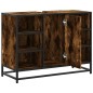 vidaXL Waschbeckenunterschrank Räuchereiche 80x33x60 cm Holzwerkstoff vidaXL Waschbeckenunterschrank Räuchereiche 80x33x60 cm Holzwerkstoff