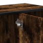 vidaXL Waschbeckenunterschrank Räuchereiche 80x33x60 cm Holzwerkstoff vidaXL Waschbeckenunterschrank Räuchereiche 80x33x60 cm Holzwerkstoff