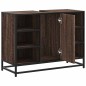 vidaXL Waschbeckenunterschrank Braun Eichen-Optik 80x33x60 cm vidaXL Waschbeckenunterschrank Braun Eichen-Optik 80x33x60 cm