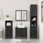 vidaXL Waschbeckenunterschrank Schwarz 65x33x60 cm Holzwerkstoff vidaXL Waschbeckenunterschrank Schwarz 65x33x60 cm Holzwerkstoff