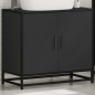 vidaXL Waschbeckenunterschrank Schwarz 65x33x60 cm Holzwerkstoff vidaXL Waschbeckenunterschrank Schwarz 65x33x60 cm Holzwerkstoff