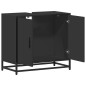 vidaXL Waschbeckenunterschrank Schwarz 65x33x60 cm Holzwerkstoff vidaXL Waschbeckenunterschrank Schwarz 65x33x60 cm Holzwerkstoff
