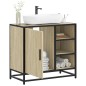 vidaXL Badschrank Sonoma-Eiche 65x33x60 cm Holzwerkstoff vidaXL Badschrank Sonoma-Eiche 65x33x60 cm Holzwerkstoff