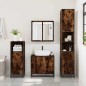 vidaXL Waschbeckenunterschrank Räuchereiche 65x33x60 cm Holzwerkstoff vidaXL Waschbeckenunterschrank Räuchereiche 65x33x60 cm Holzwerkstoff