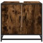 vidaXL Waschbeckenunterschrank Räuchereiche 65x33x60 cm Holzwerkstoff vidaXL Waschbeckenunterschrank Räuchereiche 65x33x60 cm Holzwerkstoff