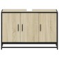 vidaXL Waschbeckenunterschrank Sonoma-Eiche 90x33x60 cm Holzwerkstoff vidaXL Waschbeckenunterschrank Sonoma-Eiche 90x33x60 cm Holzwerkstoff