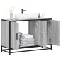 vidaXL Waschbeckenunterschrank Grau Sonoma 90x33x60 cm Holzwerkstoff vidaXL Waschbeckenunterschrank Grau Sonoma 90x33x60 cm Holzwerkstoff