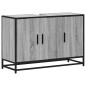vidaXL Waschbeckenunterschrank Grau Sonoma 90x33x60 cm Holzwerkstoff vidaXL Waschbeckenunterschrank Grau Sonoma 90x33x60 cm Holzwerkstoff
