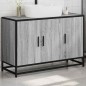 vidaXL Waschbeckenunterschrank Grau Sonoma 90x33x60 cm Holzwerkstoff vidaXL Waschbeckenunterschrank Grau Sonoma 90x33x60 cm Holzwerkstoff
