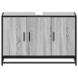 vidaXL Waschbeckenunterschrank Grau Sonoma 90x33x60 cm Holzwerkstoff vidaXL Waschbeckenunterschrank Grau Sonoma 90x33x60 cm Holzwerkstoff