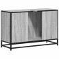 vidaXL Waschbeckenunterschrank Grau Sonoma 90x33x60 cm Holzwerkstoff vidaXL Waschbeckenunterschrank Grau Sonoma 90x33x60 cm Holzwerkstoff
