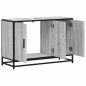 vidaXL Waschbeckenunterschrank Grau Sonoma 90x33x60 cm Holzwerkstoff vidaXL Waschbeckenunterschrank Grau Sonoma 90x33x60 cm Holzwerkstoff