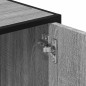 vidaXL Waschbeckenunterschrank Grau Sonoma 90x33x60 cm Holzwerkstoff vidaXL Waschbeckenunterschrank Grau Sonoma 90x33x60 cm Holzwerkstoff