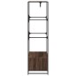 vidaXL Kleiderständer Braun Eichen-Optik 90x50x180 cm Holzwerkstoff vidaXL Kleiderständer Braun Eichen-Optik 90x50x180 cm Holzwerkstoff