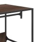 vidaXL Kleiderständer Braun Eichen-Optik 90x50x180 cm Holzwerkstoff vidaXL Kleiderständer Braun Eichen-Optik 90x50x180 cm Holzwerkstoff