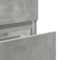 vidaXL Badschrank mit Spiegel Betongrau Holzwerkstoff vidaXL Badschrank mit Spiegel Betongrau Holzwerkstoff