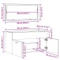 vidaXL Badschrank mit Spiegel Altholz-Optik Holzwerkstoff vidaXL Badschrank mit Spiegel Altholz-Optik Holzwerkstoff