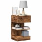 vidaXL Nachttisch Altholz-Optik 40x35x65 cm Holzwerkstoff vidaXL Nachttisch Altholz-Optik 40x35x65 cm Holzwerkstoff