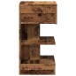 vidaXL Nachttisch Altholz-Optik 40x35x65 cm Holzwerkstoff vidaXL Nachttisch Altholz-Optik 40x35x65 cm Holzwerkstoff