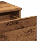 vidaXL Nachttisch Altholz-Optik 40x35x65 cm Holzwerkstoff vidaXL Nachttisch Altholz-Optik 40x35x65 cm Holzwerkstoff