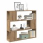 vidaXL Bücherregal/Raumteiler Artisan-Eiche 100x24x94 cm vidaXL Bücherregal/Raumteiler Artisan-Eiche 100x24x94 cm