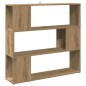 vidaXL Bücherregal/Raumteiler Artisan-Eiche 100x24x94 cm vidaXL Bücherregal/Raumteiler Artisan-Eiche 100x24x94 cm