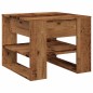 vidaXL Couchtisch Altholz-Optik 55,5x55x45 cm Holzwerkstoff vidaXL Couchtisch Altholz-Optik 55,5x55x45 cm Holzwerkstoff