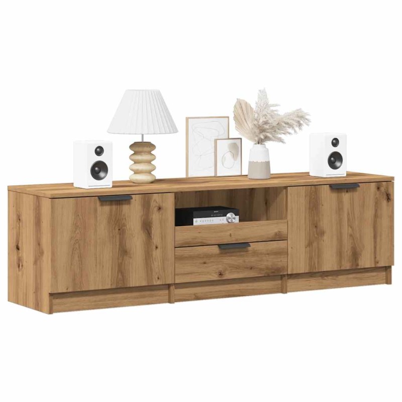 vidaXL TV-Schrank Artisan-Eiche 140x35x40 cm Holzwerkstoff vidaXL TV-Schrank Artisan-Eiche 140x35x40 cm Holzwerkstoff