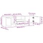vidaXL TV-Schrank Artisan-Eiche 140x35x40 cm Holzwerkstoff vidaXL TV-Schrank Artisan-Eiche 140x35x40 cm Holzwerkstoff