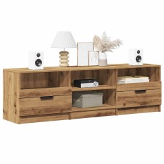 vidaXL TV-Schrank Artisan-Eiche 150x33,5x45 cm Holzwerkstoff
