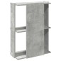 vidaXL Bücherregal 3 Böden Betongrau 60x30x80 cm Holzwerkstoff vidaXL Bücherregal 3 Böden Betongrau 60x30x80 cm Holzwerkstoff