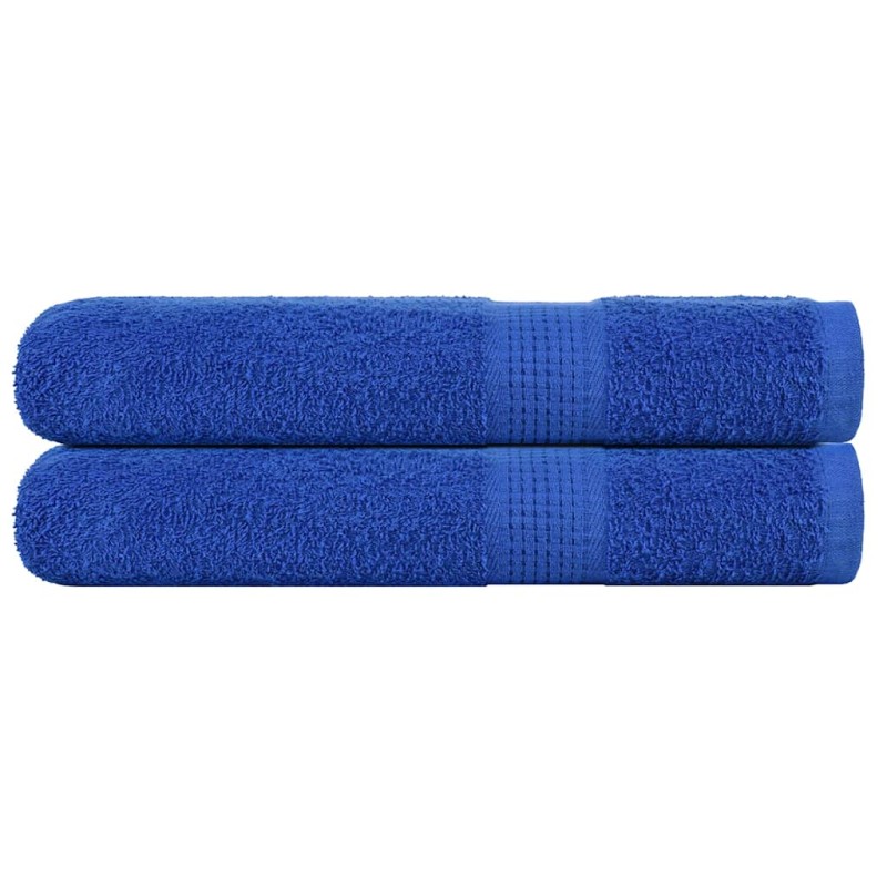 vidaXL Handtücher 2 Stk. Blau 100x200 cm 360 g/m² 100% Baumwolle vidaXL Handtücher 2 Stk. Blau 100x200 cm 360 g/m² 100% Baumwolle
