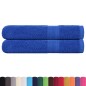 vidaXL Handtücher 2 Stk. Blau 100x200 cm 360 g/m² 100% Baumwolle vidaXL Handtücher 2 Stk. Blau 100x200 cm 360 g/m² 100% Baumwolle