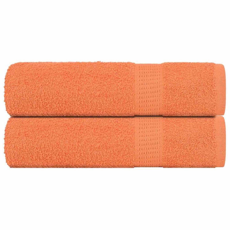 vidaXL Handtücher 2 Stk. Orange 50x100 cm 360 g/m² 100% Baumwolle vidaXL Handtücher 2 Stk. Orange 50x100 cm 360 g/m² 100% Baumwolle