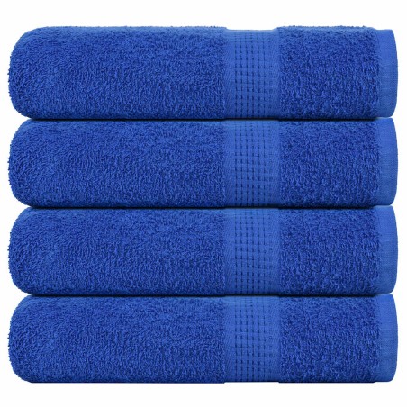 vidaXL Badetücher 4 Stk. Blau 100x150 cm 360 g/m² 100% Baumwolle