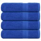 vidaXL Badetücher 4 Stk. Blau 100x150 cm 360 g/m² 100% Baumwolle vidaXL Badetücher 4 Stk. Blau 100x150 cm 360 g/m² 100% Baumwolle