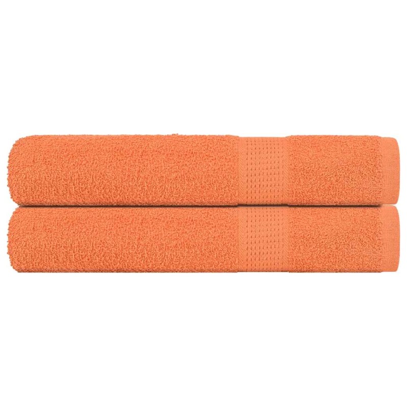 vidaXL Handtücher 2 Stk. Orange 100x200 cm 360 g/m² 100% Baumwolle vidaXL Handtücher 2 Stk. Orange 100x200 cm 360 g/m² 100% Baumwolle