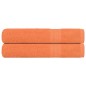 vidaXL Handtücher 2 Stk. Orange 100x200 cm 360 g/m² 100% Baumwolle vidaXL Handtücher 2 Stk. Orange 100x200 cm 360 g/m² 100% Baumwolle