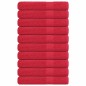 vidaXL Handtücher 10 Stk. Rot 100x200 cm 360 g/m² 100% Baumwolle vidaXL Handtücher 10 Stk. Rot 100x200 cm 360 g/m² 100% Baumwolle