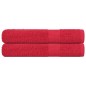 vidaXL Saunatücher 2 Stk. Rot 80x200 cm 360 g/m² 100% Baumwolle vidaXL Saunatücher 2 Stk. Rot 80x200 cm 360 g/m² 100% Baumwolle