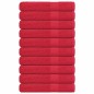 vidaXL Saunatücher 10 Stk. Rot 80x200 cm 360 g/m² 100% Baumwolle vidaXL Saunatücher 10 Stk. Rot 80x200 cm 360 g/m² 100% Baumwolle