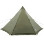 vidaXL Tipi-Familienzelt 6 Personen Olivgrün Wasserdicht vidaXL Tipi-Familienzelt 6 Personen Olivgrün Wasserdicht