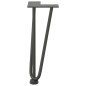 vidaXL Haarnadelbeine 4 Stk. Anthrazit 30 cm Massivstahl vidaXL Haarnadelbeine 4 Stk. Anthrazit 30 cm Massivstahl
