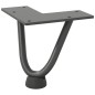 vidaXL Haarnadelbeine 4 Stk. Anthrazit 10 cm Massivstahl vidaXL Haarnadelbeine 4 Stk. Anthrazit 10 cm Massivstahl