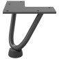 vidaXL Haarnadelbeine 4 Stk. Anthrazit 10 cm Massivstahl vidaXL Haarnadelbeine 4 Stk. Anthrazit 10 cm Massivstahl