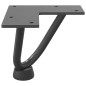 vidaXL Haarnadelbeine 4 Stk. Anthrazit 10 cm Massivstahl vidaXL Haarnadelbeine 4 Stk. Anthrazit 10 cm Massivstahl
