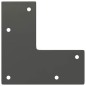 vidaXL Haarnadelbeine 4 Stk. Anthrazit 10 cm Massivstahl vidaXL Haarnadelbeine 4 Stk. Anthrazit 10 cm Massivstahl