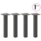 vidaXL Couchtischbeine 4 Stk. Anthrazit 30-32 cm Stahl vidaXL Couchtischbeine 4 Stk. Anthrazit 30-32 cm Stahl